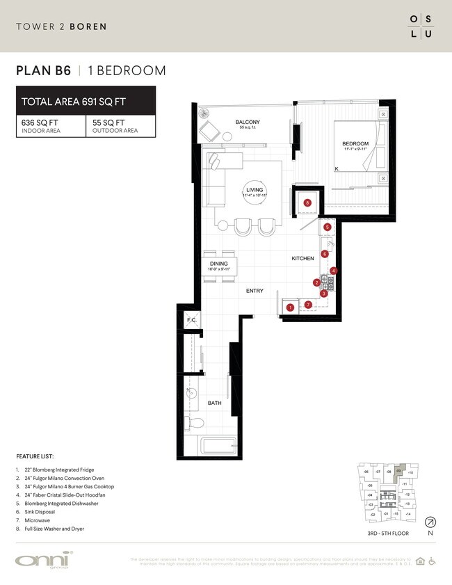 Boren B6 0309 floor plan